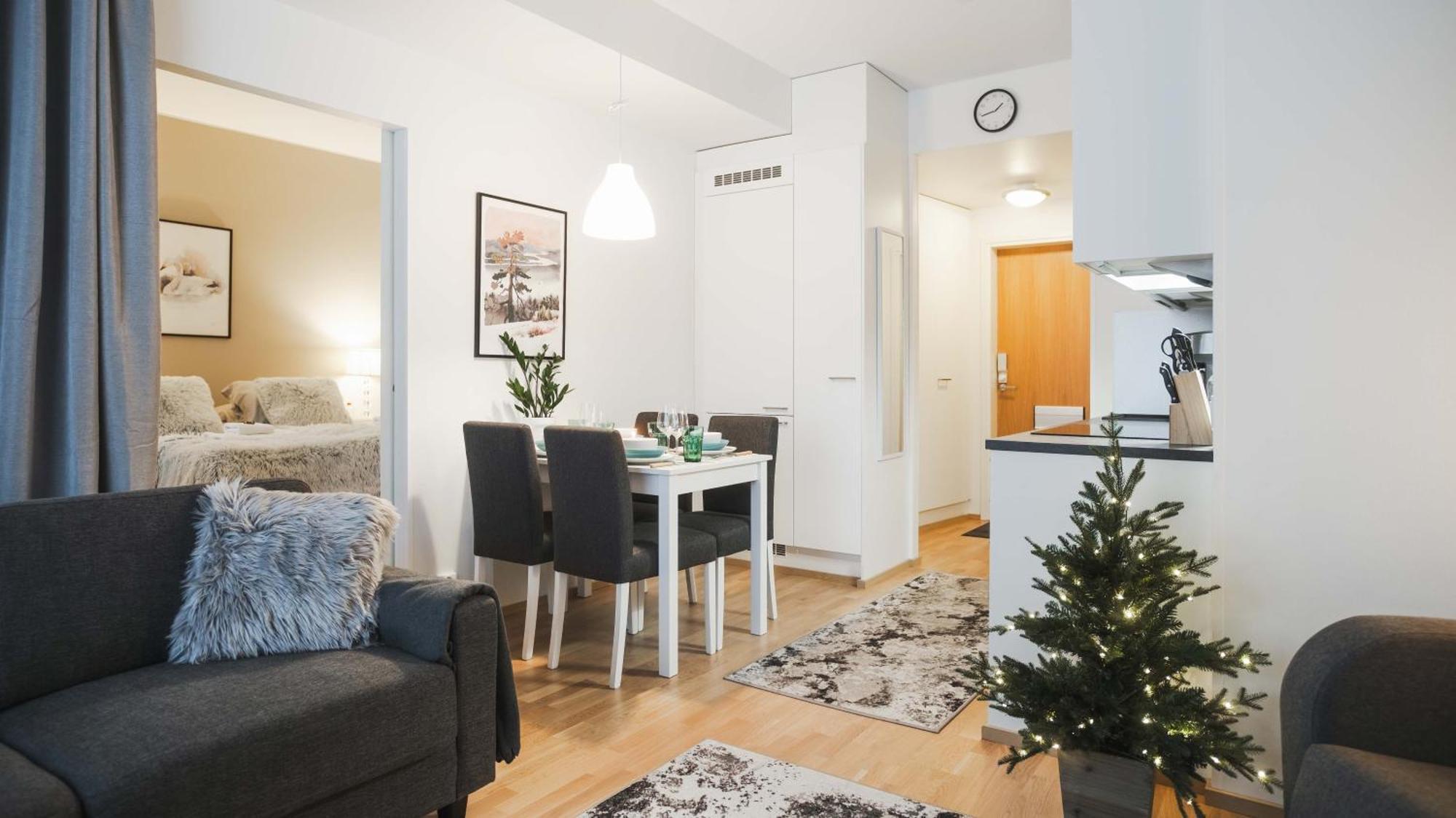 Cozy City Apartment With Sauna Рованиеми Экстерьер фото